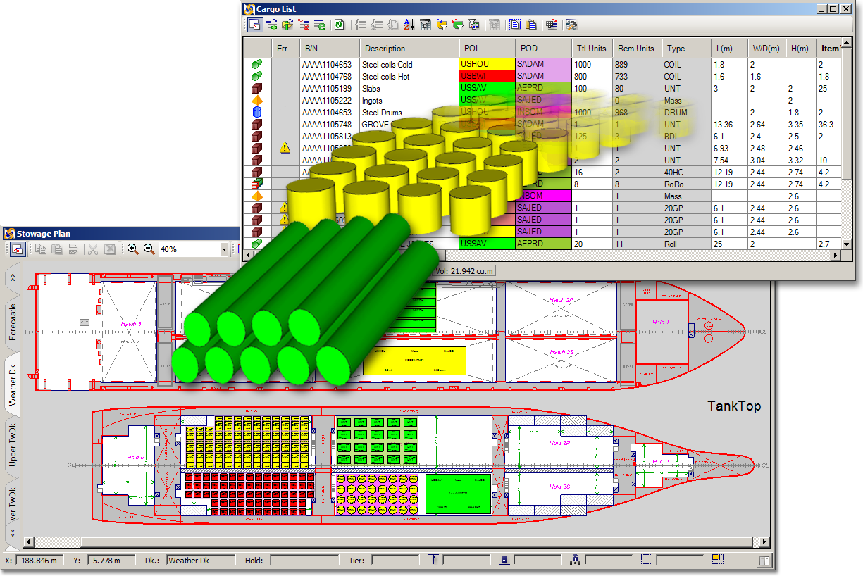 Planning General Cargo Stowage In Simplestow Gc